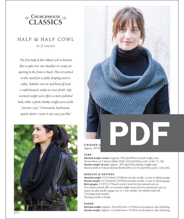 Half & Half Cowl Pattern Online Sale - Image 2